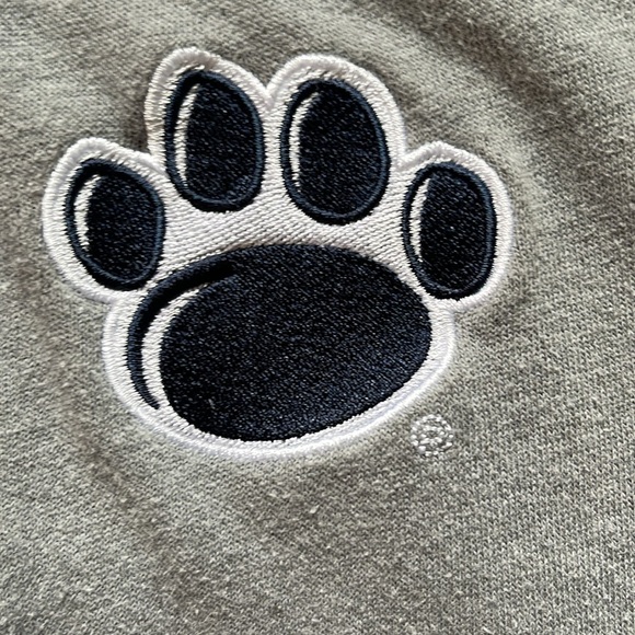 Penn State Victoria Secret Large long sleeve quarter 1/4 zip blue white gray - Picture 2 of 10